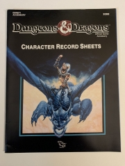 Character Record Sheets DDREF1 (D&D Accessory) 9308