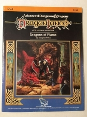 Dragons Of Flame (Advanced Dungeons & Dragons - DragonLance DL2) 9132 - VG
